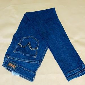 Women’s denim LEVIS 535 legging skinny jeans fit pants blue size 6